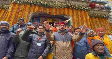 श्री केदारनाथ धाम में आपरेशन सिंदूर के उपलक्ष्य तथा भारती सेना के लिए विशेष पूजा रूद्राभिषेक