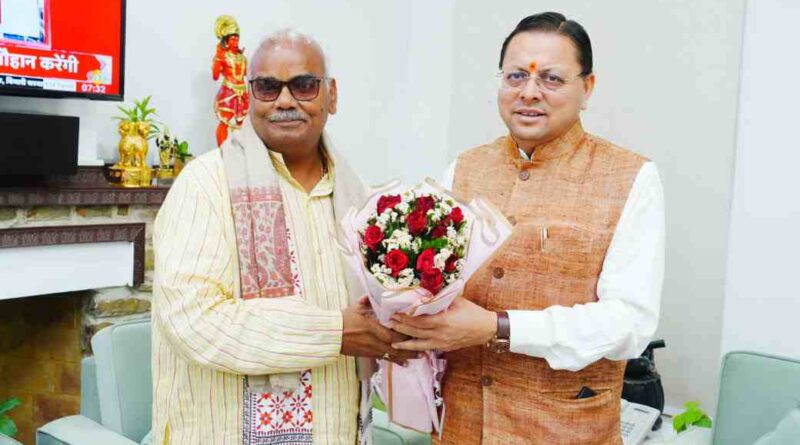 CM धामी से मिले राजस्थान के शिक्षा एवं पंचायती राज मंत्री,कई मुद्दों पर हुई बातचीत