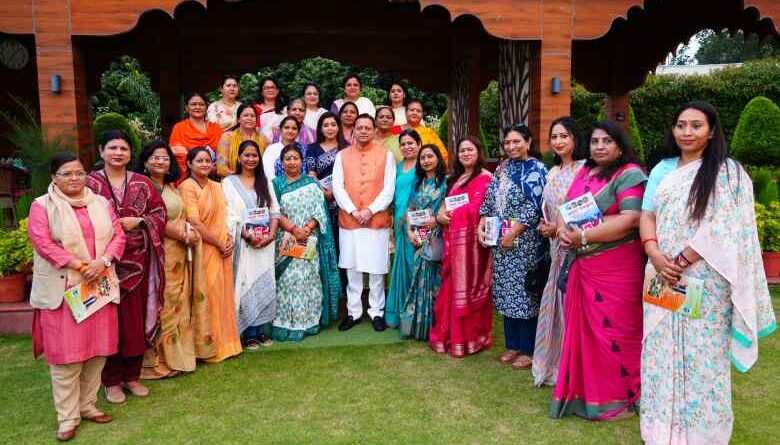 भाजपा प्रदेश महिला मोर्चा के प्रतिनिधिमंडल ने CM धामी से की मुलाकात,मुख्यमंत्री को दी शुभकामनाएं