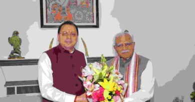 केंद्रीय मंत्री खट्टर से CM धामी ने की मुलाकात,कई परियोजनाओं को लेकर हुई बात