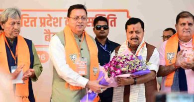 2027 की जंग का शंखनाद: नितिन नबीन ने कांग्रेस पर साधा निशाना,धामी सरकार की थपथपाई पीठ