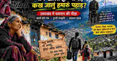 पलायन की मार से सूने पड़ रहे हैं गांव,घरों में लटक रहे हैं ताले बंजर पड़ रहे हैं खेत ,क्या हैं प्रमुख वजह,वरिष्ठ पत्रकार ममता शर्मा की मार्मिक रिपोर्ट जरूर पढ़िए